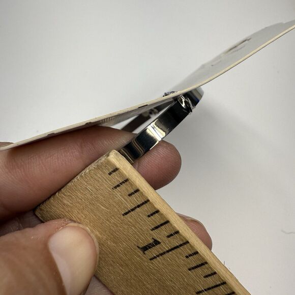 Occasionally Made Maternity Due In August Silver Tone Cuff Bracelet New - Picture 4 of 6